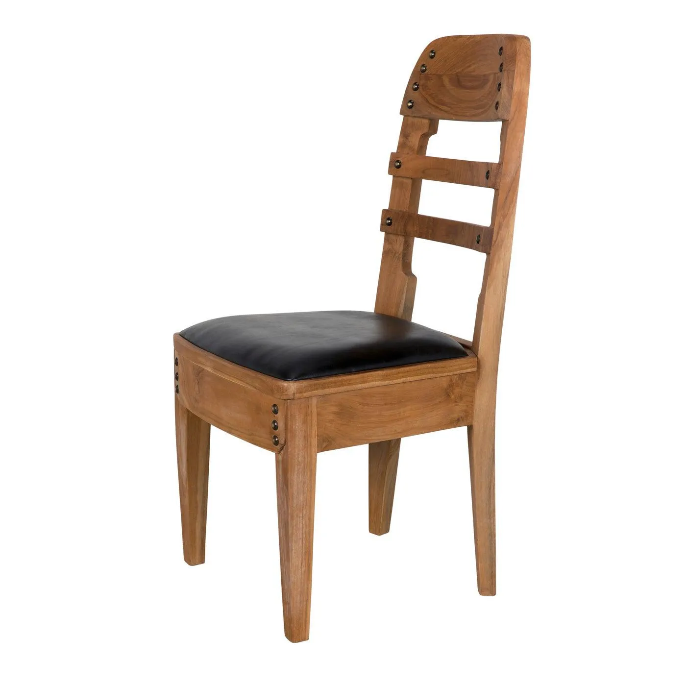 Laila Chair, Teak with Leather
