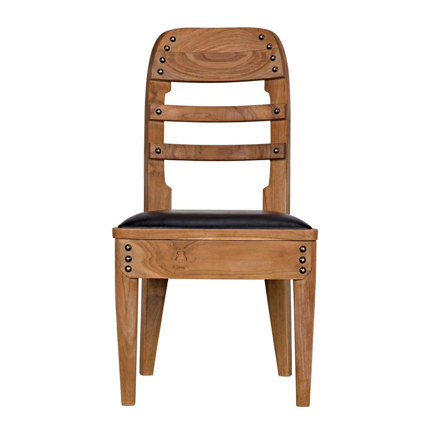 Laila Chair, Teak with Leather