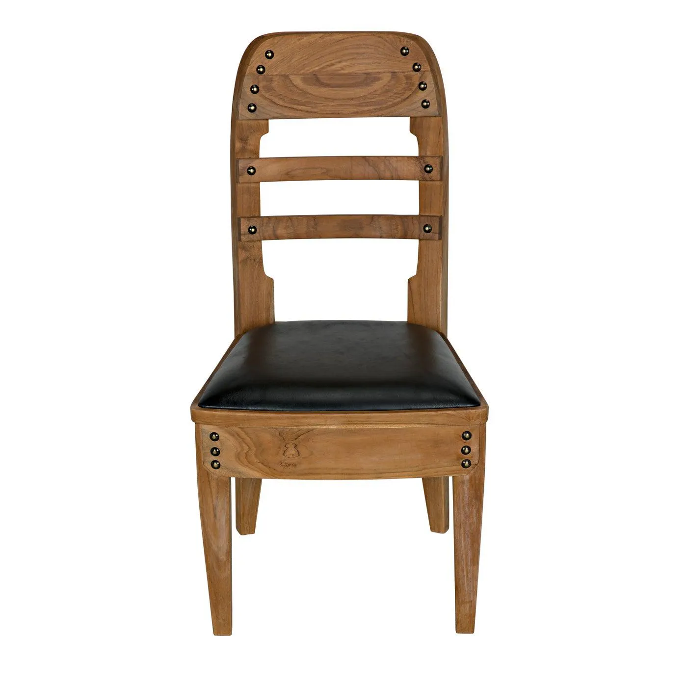 Laila Chair, Teak with Leather