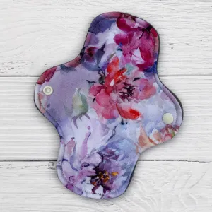 Light Absorbency Reusable Pads: Peonies