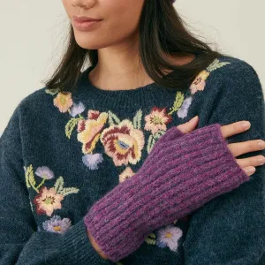 Louise Misha - Zeliette Mittens in Purple