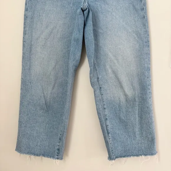 Madewell The Curvy Perfect Vintage Wide-Leg Crop Jean 27