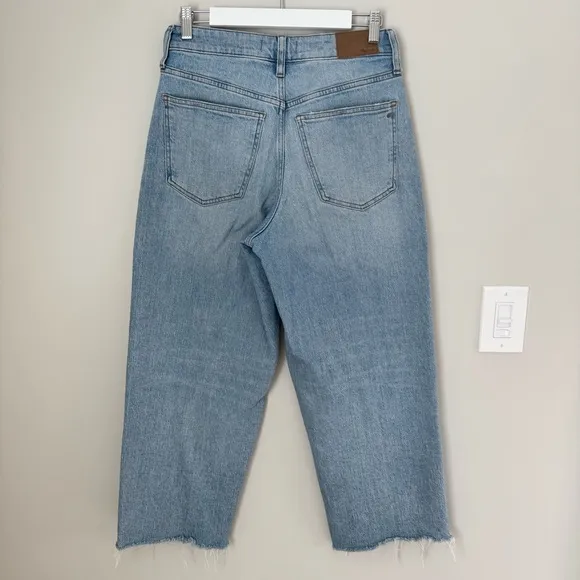 Madewell The Curvy Perfect Vintage Wide-Leg Crop Jean 27