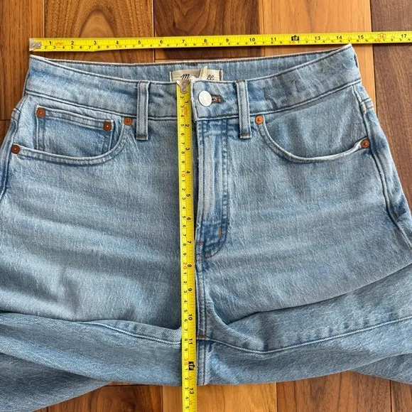 Madewell The Curvy Perfect Vintage Wide-Leg Crop Jean 27