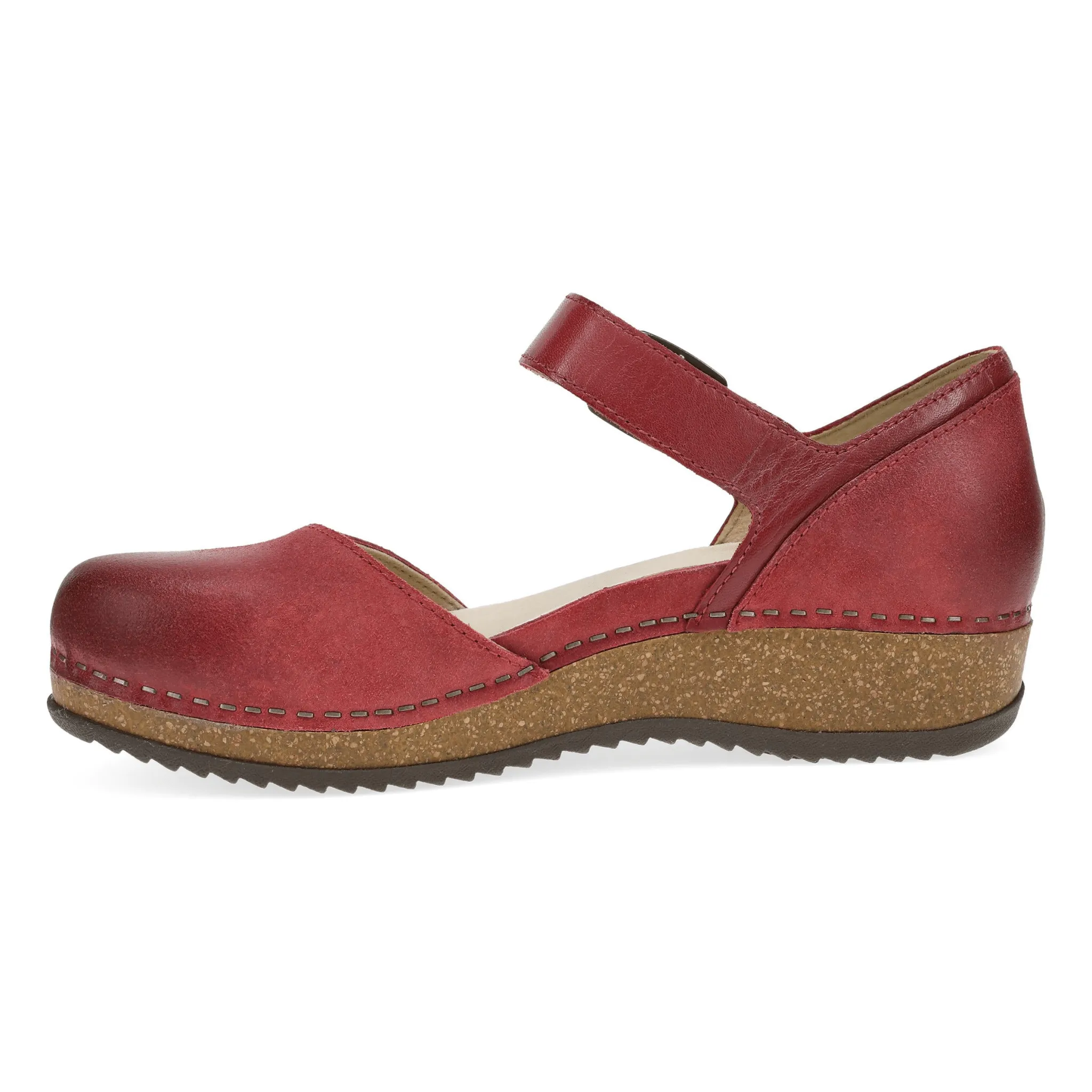Mae | Burnished Suede | Red