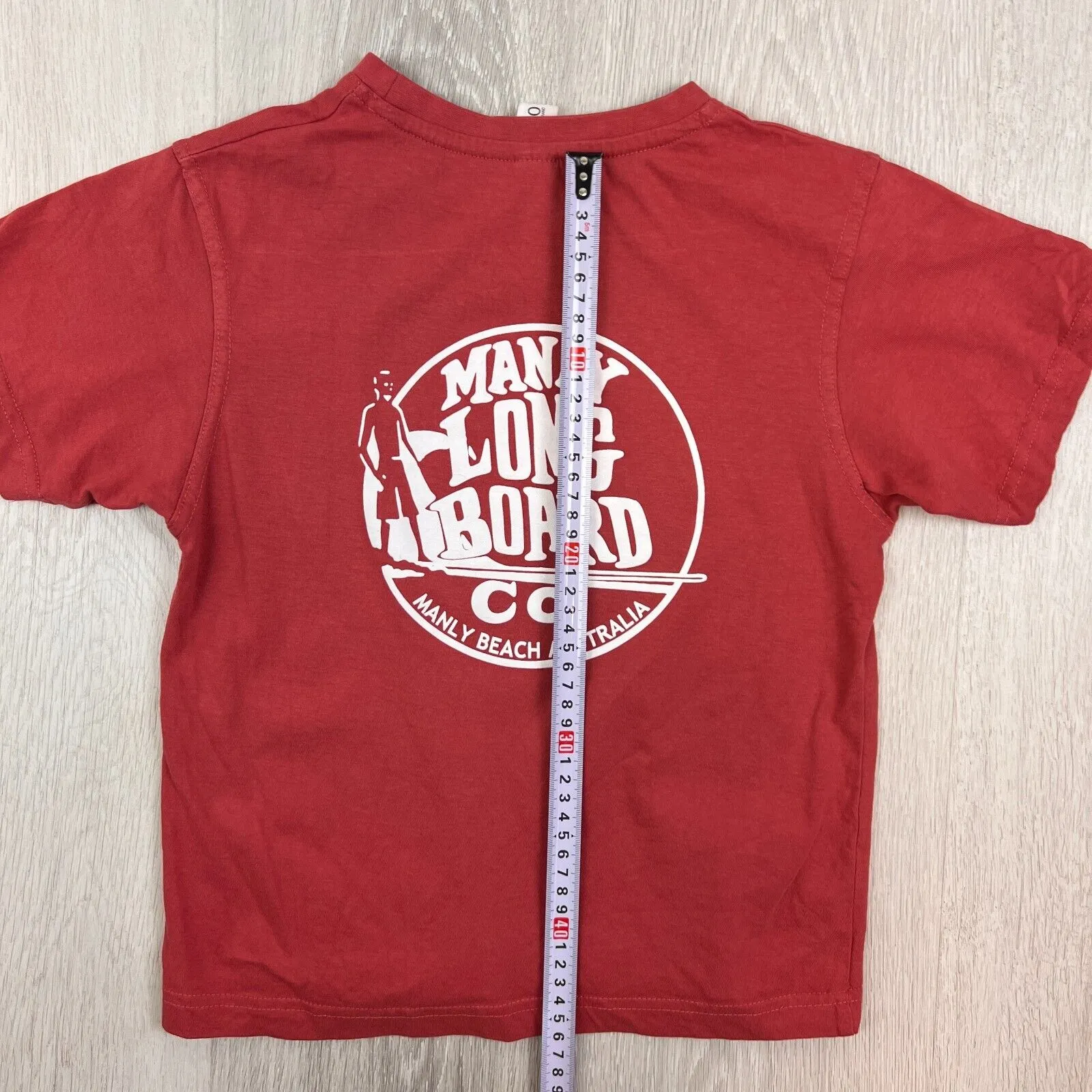 Manly Longboard Co. Manly Beach Australia Kid T-Shirt Size 8 Years