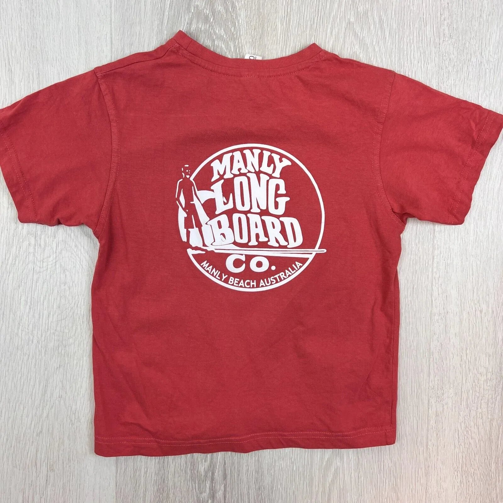 Manly Longboard Co. Manly Beach Australia Kid T-Shirt Size 8 Years