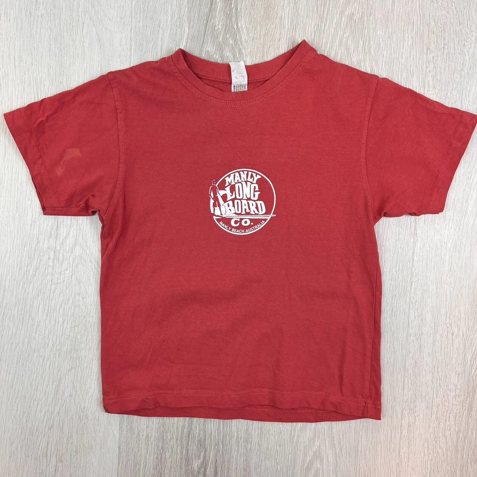 Manly Longboard Co. Manly Beach Australia Kid T-Shirt Size 8 Years