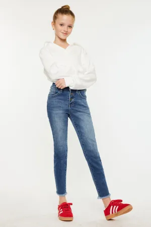 Marinette High Rise Ankle Skinny Kid Jeans