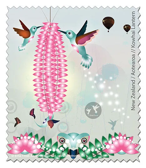 Microfibre Cleaning Cloth - Kowhai Lantern
