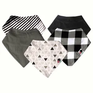 MODERN NEUTRALS  (boys) | Premium  Baby Bandana Bib