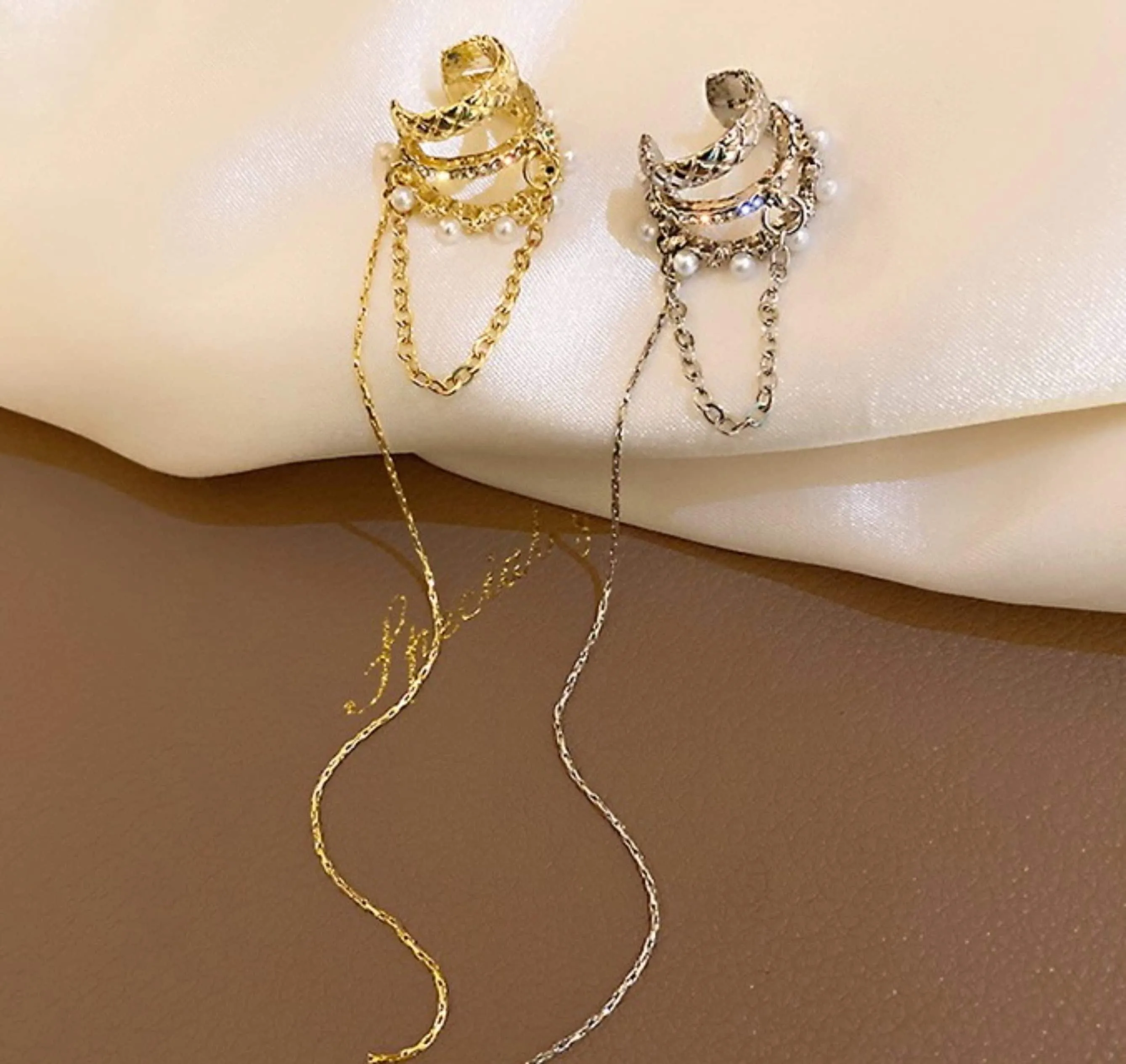Multi Layer No Piercing Ear Cuff