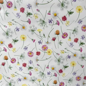 Multi Spring Flowers Vinyl Oil Cloth