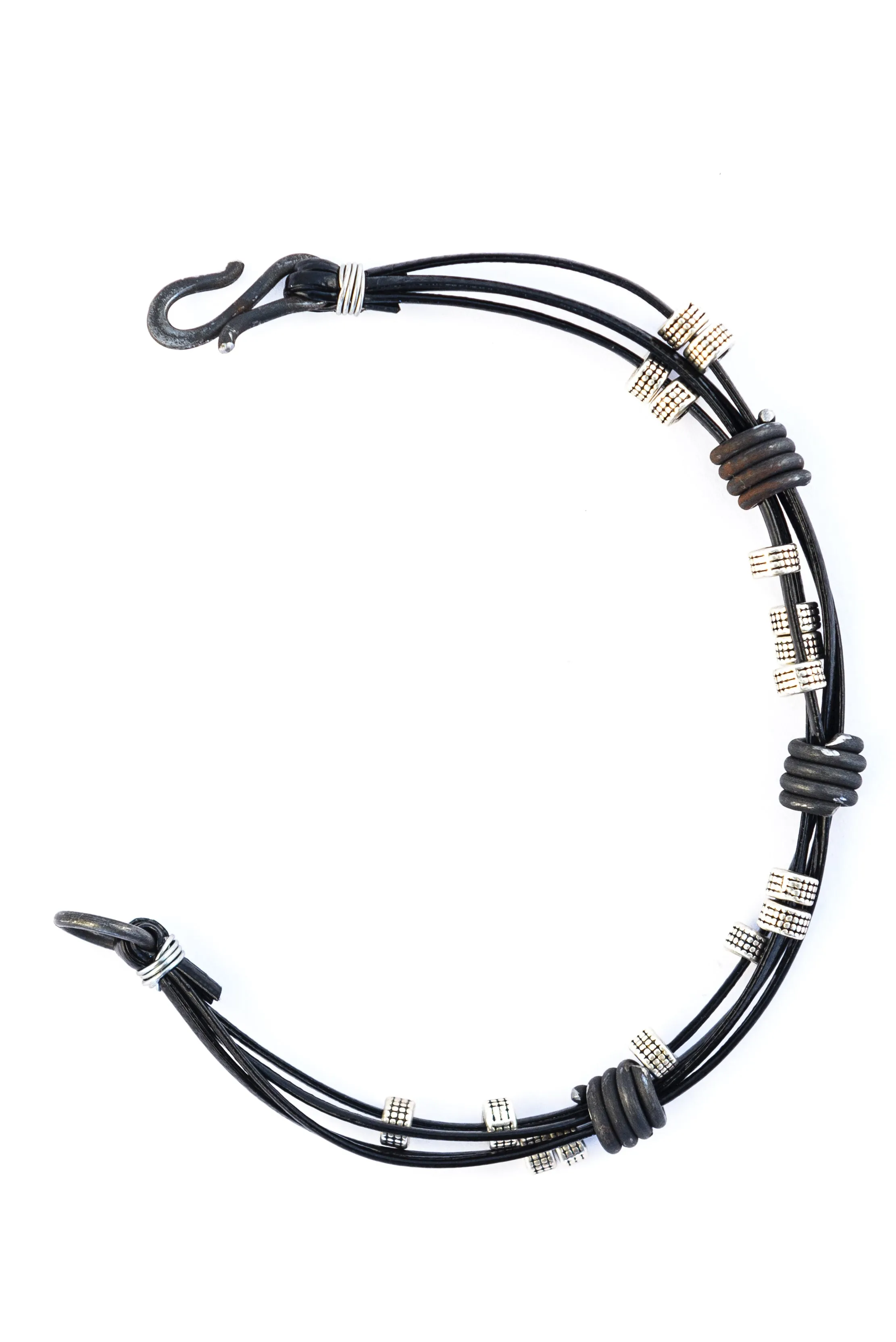 Multi strand snare bracelet