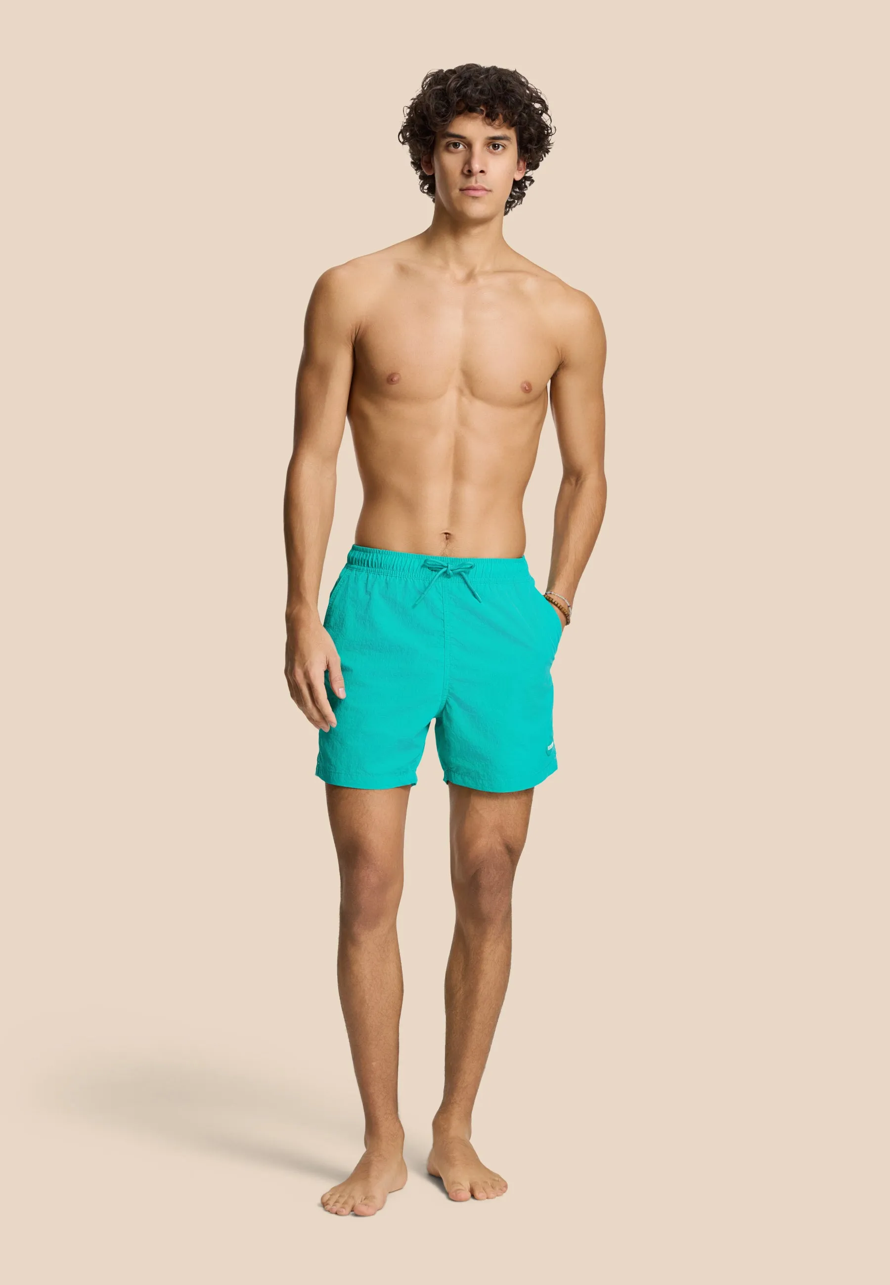 NATE QUICK DRY swim shorts solid | blue lagoon