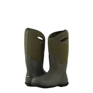 NEW BOGS girls classic high boots in dark green