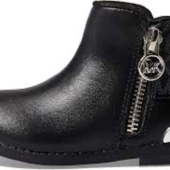 NEW in Box Michael Kors Emma Theodore Boots MK logo Black 11 Toddler 11T  Gift
