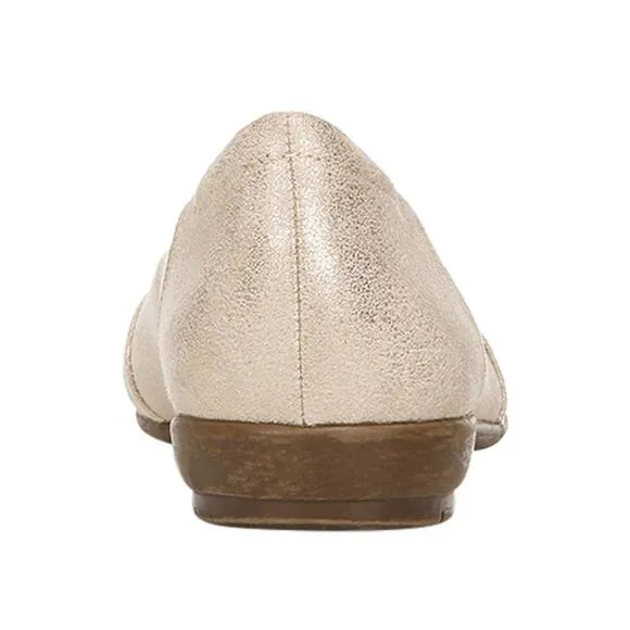 NEW SOUL Naturalizer Gift Ballet Flat Gold Knit 9.5