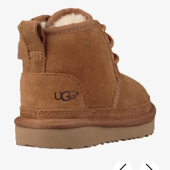 New UGG Neumel II Chukka Boot - Toddler / Little Kid - Chestnut US 9, No Box