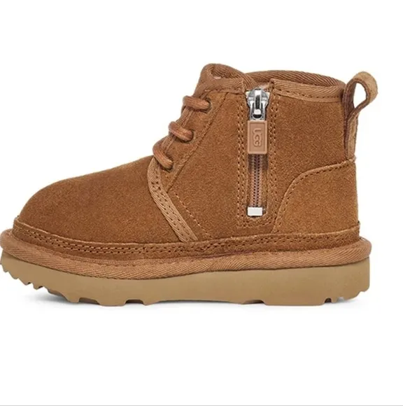 New UGG Neumel II Chukka Boot - Toddler / Little Kid - Chestnut US 9, No Box