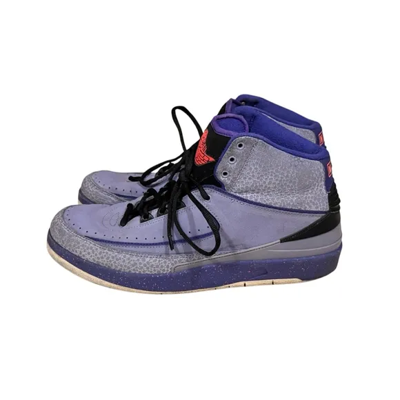 NIKE AIR JORDAN 2 RETRO IRON PURPLE MENS BASKETBALL SHOES MENS SIZE 10.5