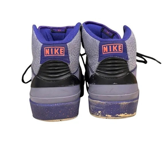 NIKE AIR JORDAN 2 RETRO IRON PURPLE MENS BASKETBALL SHOES MENS SIZE 10.5