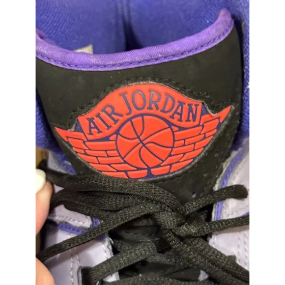 NIKE AIR JORDAN 2 RETRO IRON PURPLE MENS BASKETBALL SHOES MENS SIZE 10.5