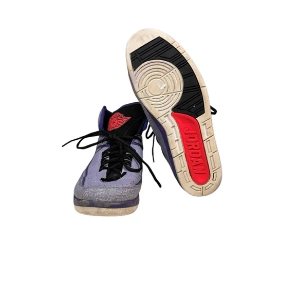 NIKE AIR JORDAN 2 RETRO IRON PURPLE MENS BASKETBALL SHOES MENS SIZE 10.5