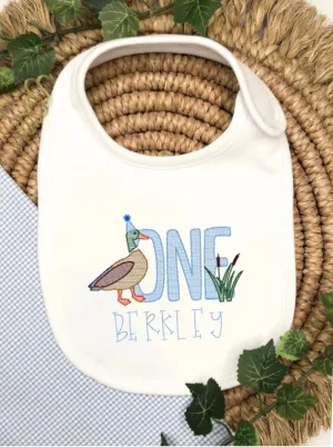 One Luky Duck Bib