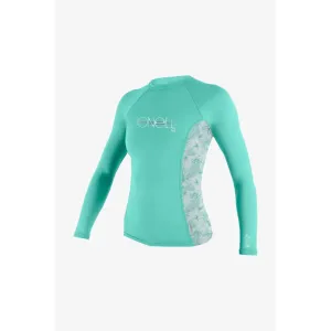 O'NEILL GIRL'S PREMIUM L/S RASH OPAL