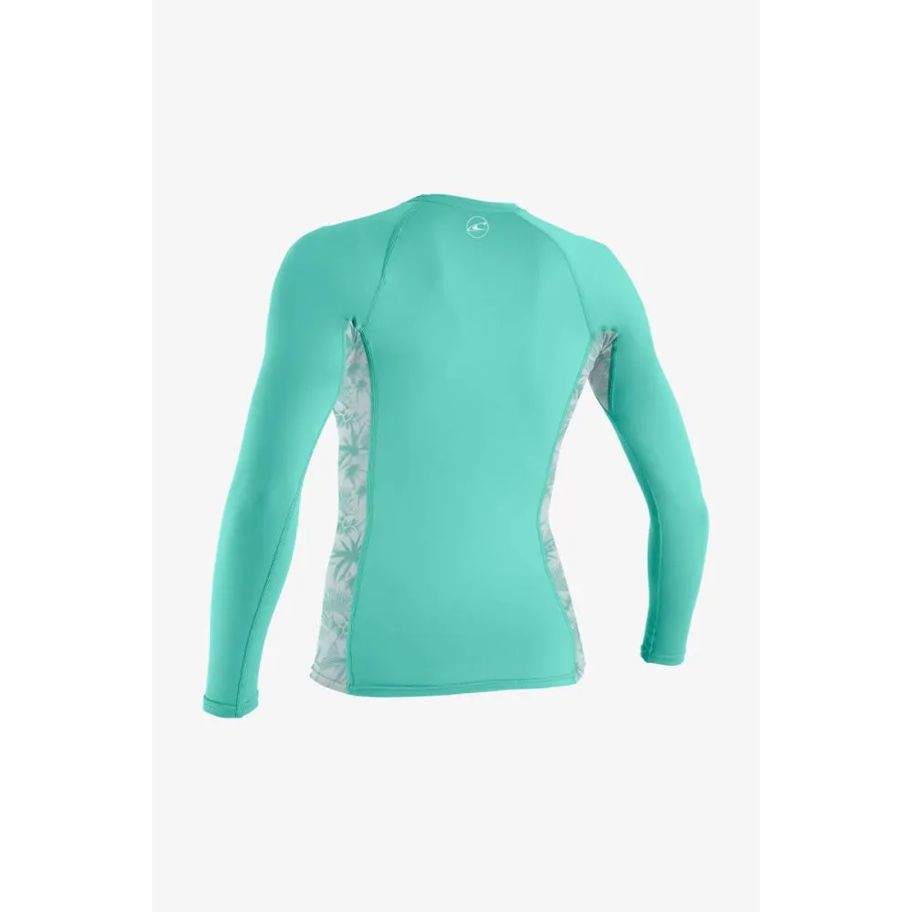 O'NEILL GIRL'S PREMIUM L/S RASH OPAL
