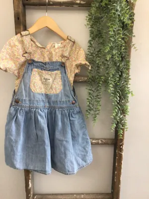 OshKosh floral denim dress-5