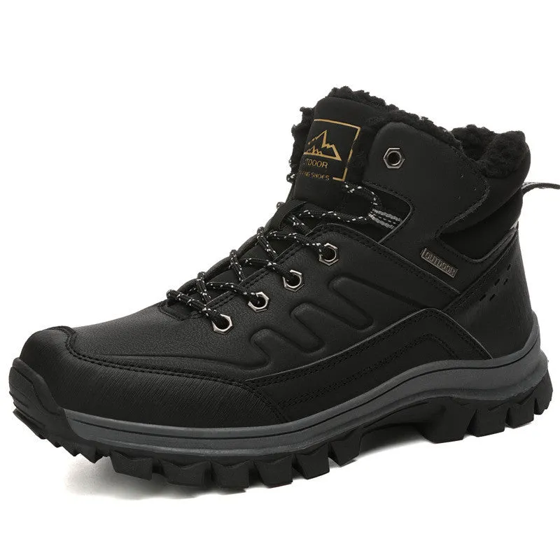 Outdoor Non-slip Boots Men's Warm Shoes Snow Cotton Boots