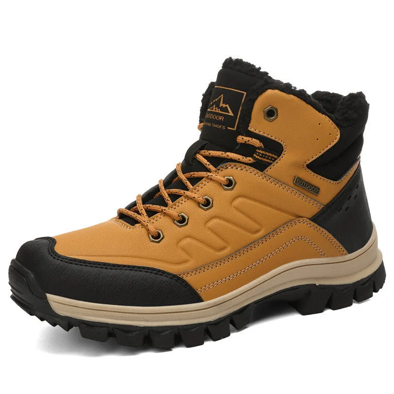 Outdoor Non-slip Boots Men's Warm Shoes Snow Cotton Boots