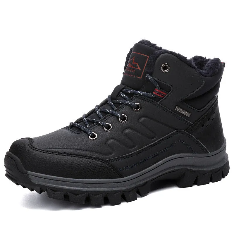 Outdoor Non-slip Boots Men's Warm Shoes Snow Cotton Boots