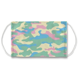 Pastel Camo Face Mask