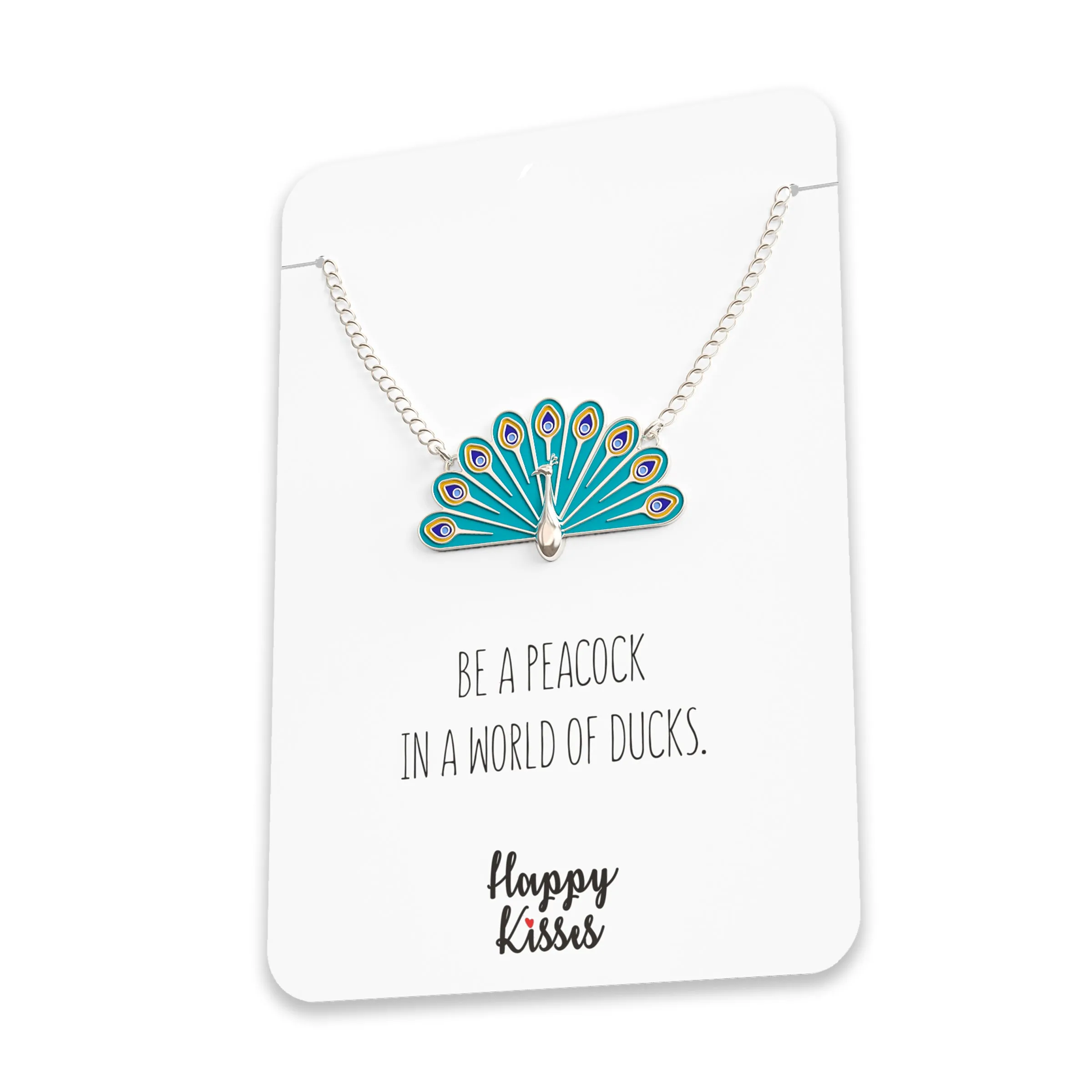 Peacock Necklace - Cute & Colorful