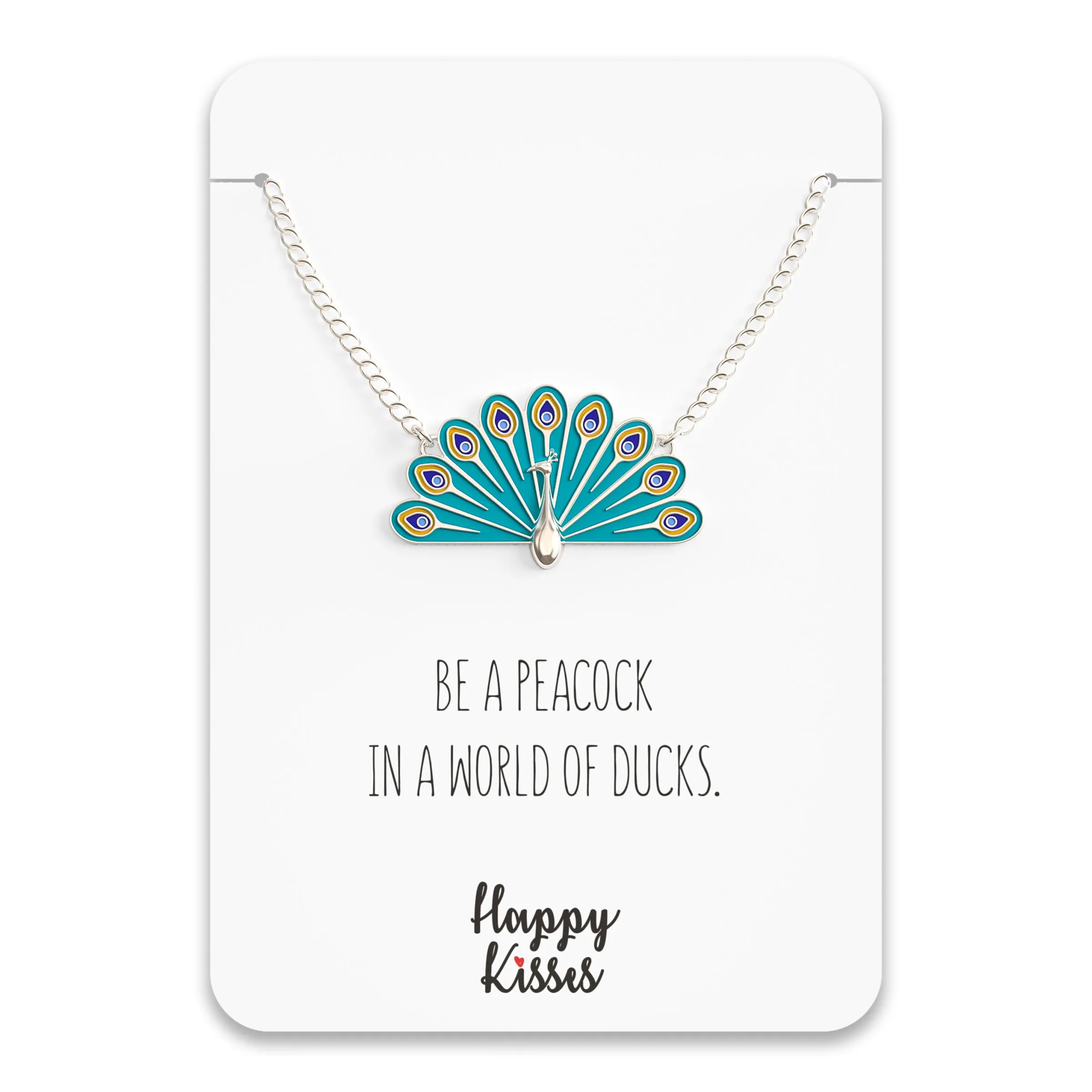 Peacock Necklace - Cute & Colorful