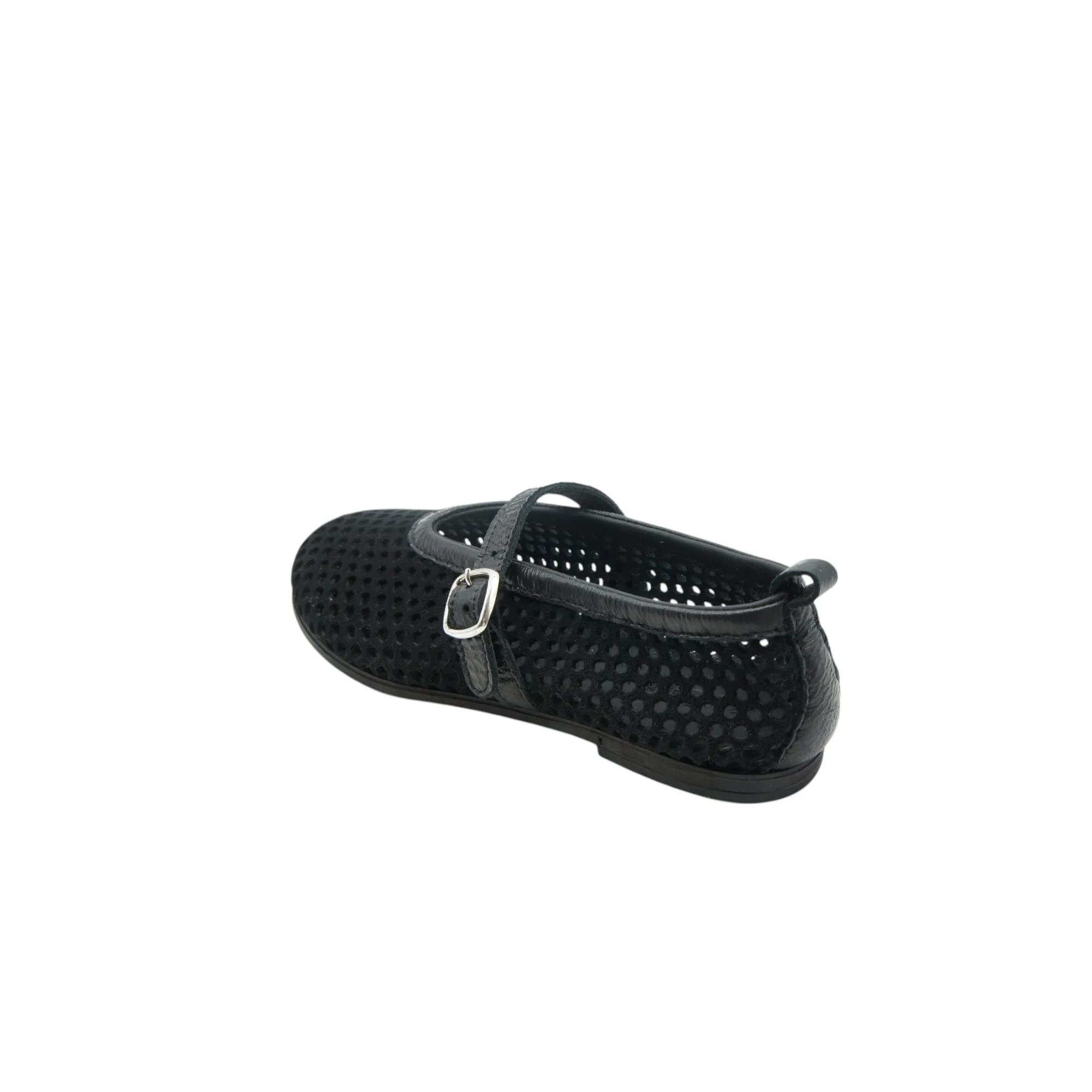 Perforated Suede Ballerina D790/8