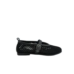 Perforated Suede Ballerina D790/8