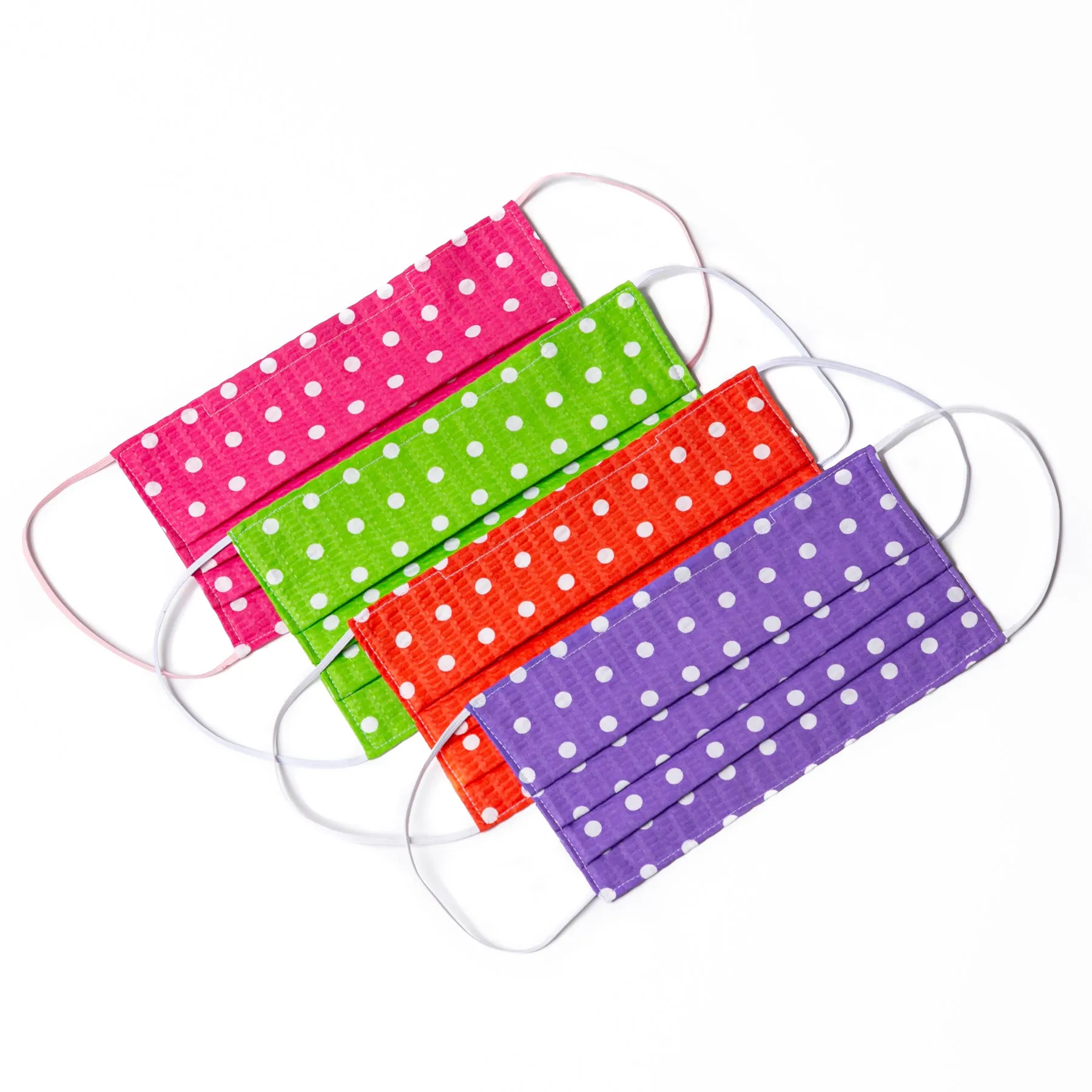 Polka-Dot Cloth Face Masks (2)