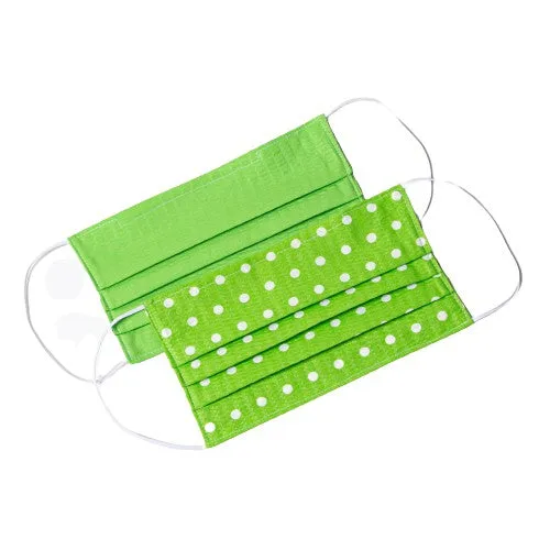 Polka-Dot Cloth Face Masks (2)