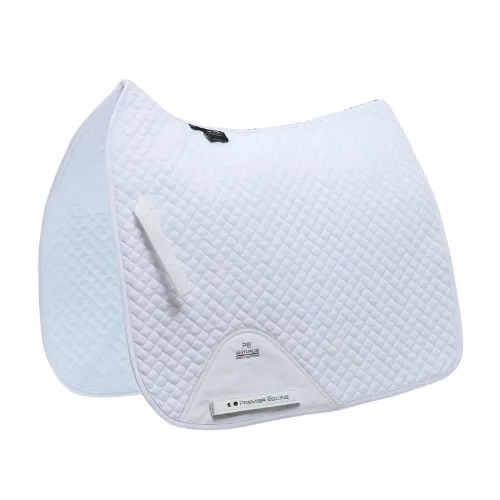 Pony Plain Cotton Dressage Square (White)
