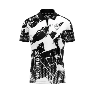 Primal Albus Darts Zip Polo Shirt