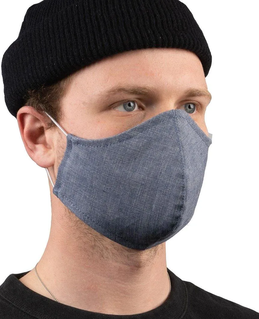 Protection Face Mask - Cotton Chambray