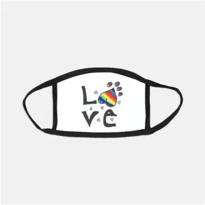 Rainbow love  Face Mask