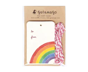 Rainbow Tags, Set of 10