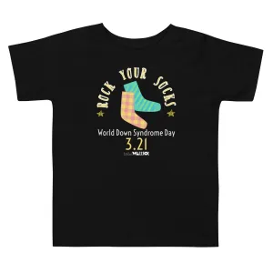 Rock Your Socks Toddler Short Sleeve Tee