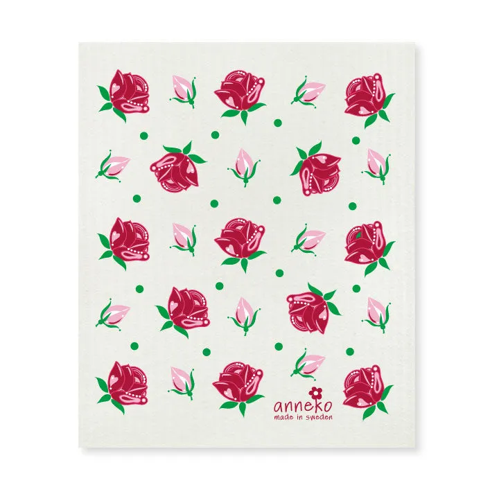 Roses - Amazing Swedish Dishcloth