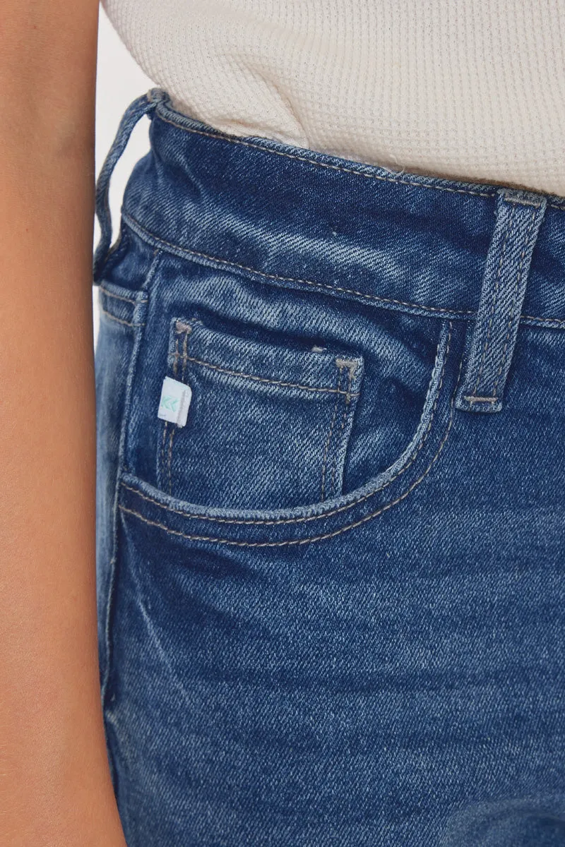 Royal High Rise Mini Straight Leg Kid Jeans